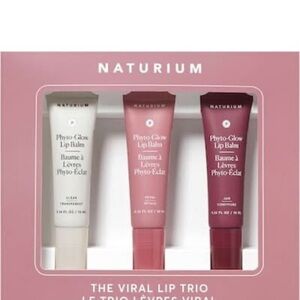 Naturium Phyto-Glow Lip Balm Set - Clear, Petal, Jam